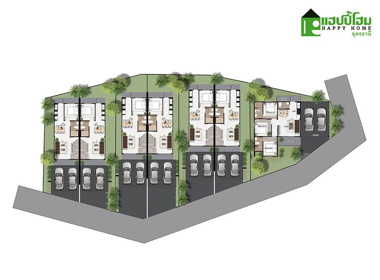 ภาพแบบบ้าน-HAPPY HOME-บ้านเดี่ยว