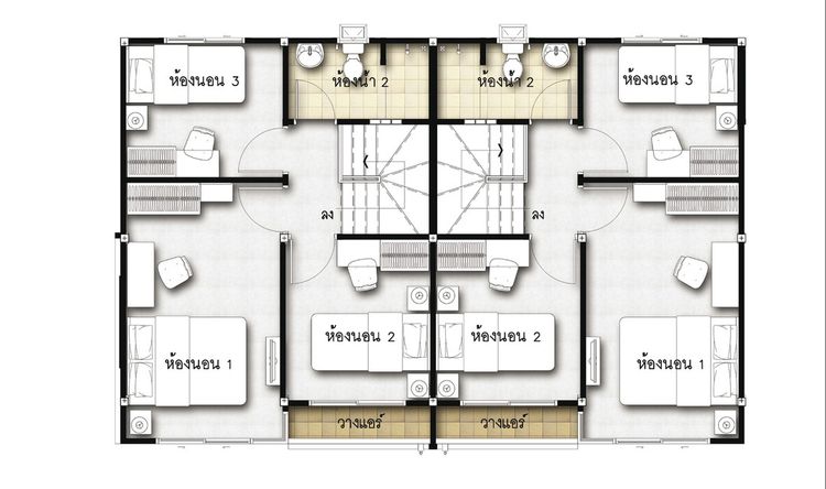 ภาพแบบบ้าน-ศุภชีวัน