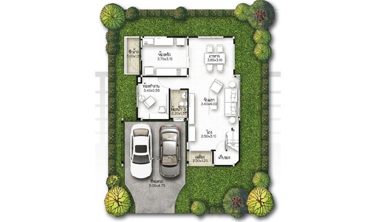 ภาพแบบบ้าน-ศุภดำรง