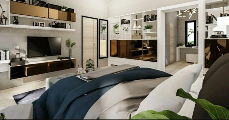 ภาพแบบบ้าน-บ้านเดี่ยวสองชั้น