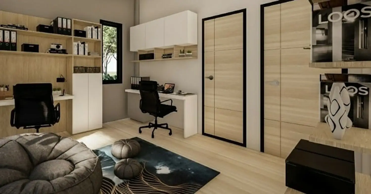 ภาพแบบบ้าน-บ้านเดี่ยวสองชั้น