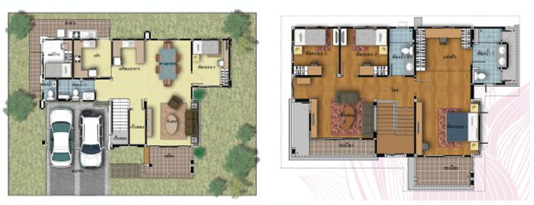 ภาพแบบบ้าน-สิริกาญจนา