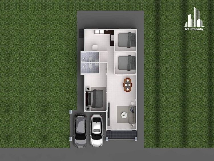 ภาพแบบบ้าน-บ้านเดี่ยว ทรงปั้นหยา