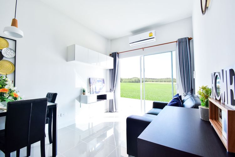 ภาพแบบบ้าน-ทาวน์โฮม 1 ชั้น