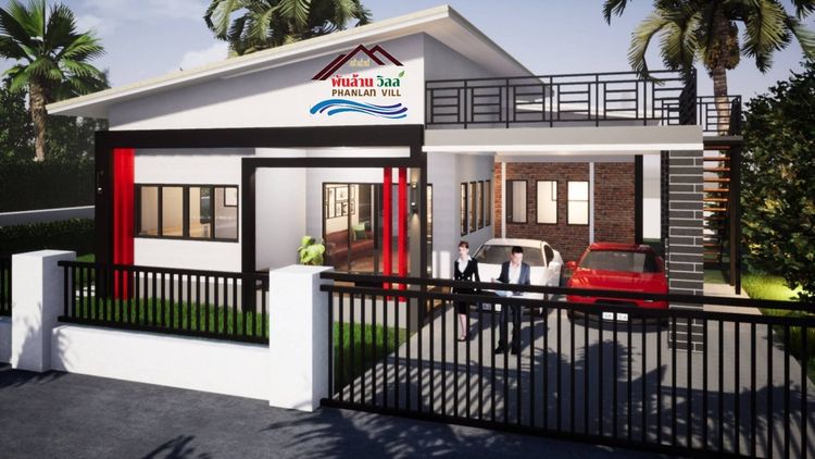 ภาพแบบบ้าน-บ้านเดี่ยวพันลเานวิลล์ A