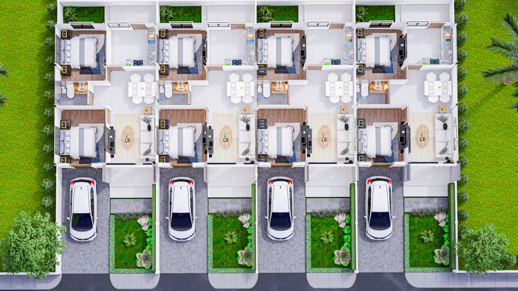 ภาพแบบบ้าน-ทาวน์โฮม