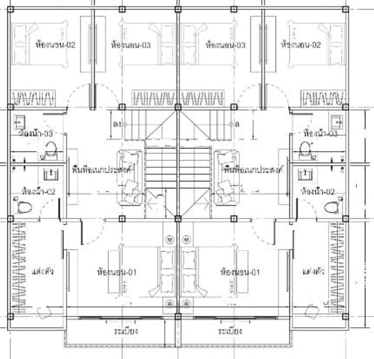 ภาพแบบบ้าน-ธนาแลนด์คัดสรรบ้านแฝด