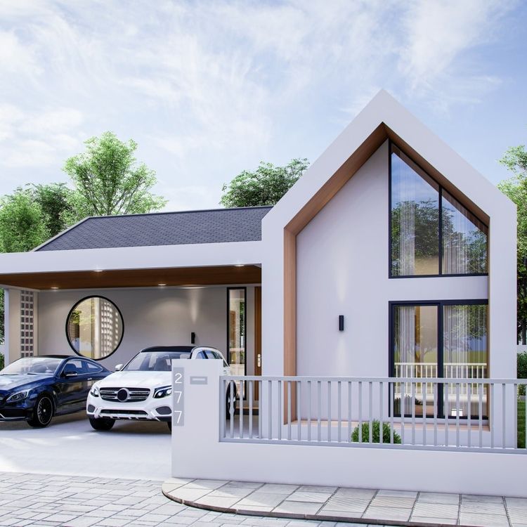 ภาพแบบบ้าน-บ้านเดี่ยวสไตล์ Nordic