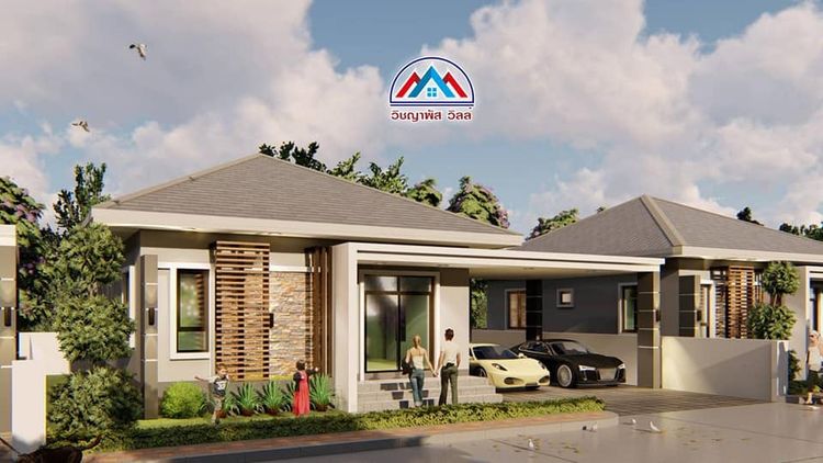 ภาพแบบบ้าน-WD1 บ้านเดี่ยว ชั้นเดี่ยว