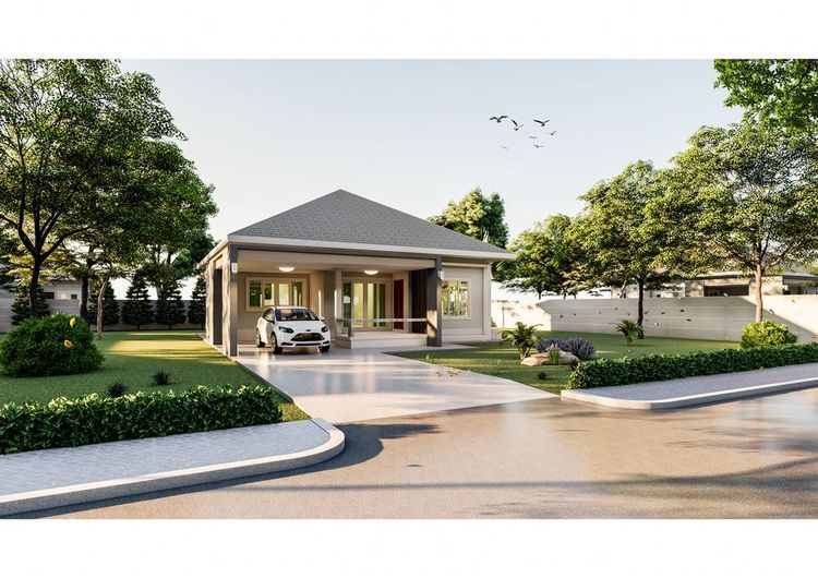 ภาพแบบบ้าน-บ้านปานใจ2สไตล์โมเดิร์น