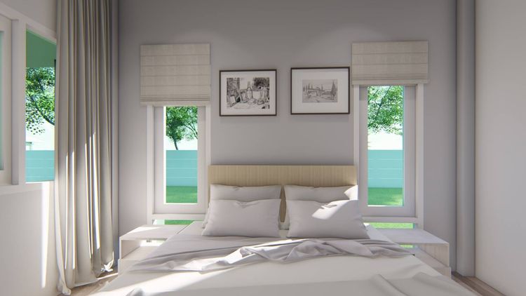 ภาพแบบบ้าน-บ้านปานใจ2สไตล์โมเดิร์น