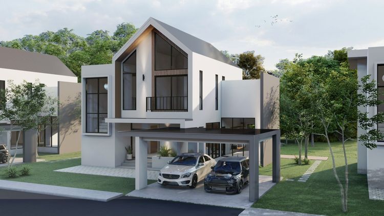 ภาพแบบบ้าน-The Luxury Nordic House