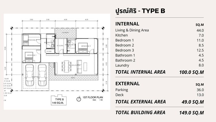 ภาพแบบบ้าน-บ้านปูรณ์ศิริ
