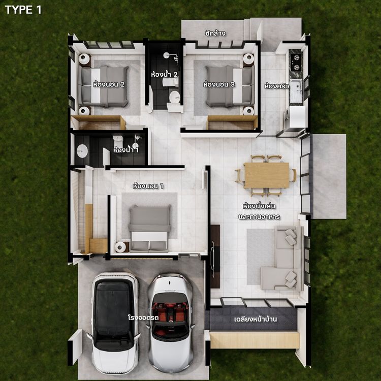 ภาพแบบบ้าน-บ้าน Type A