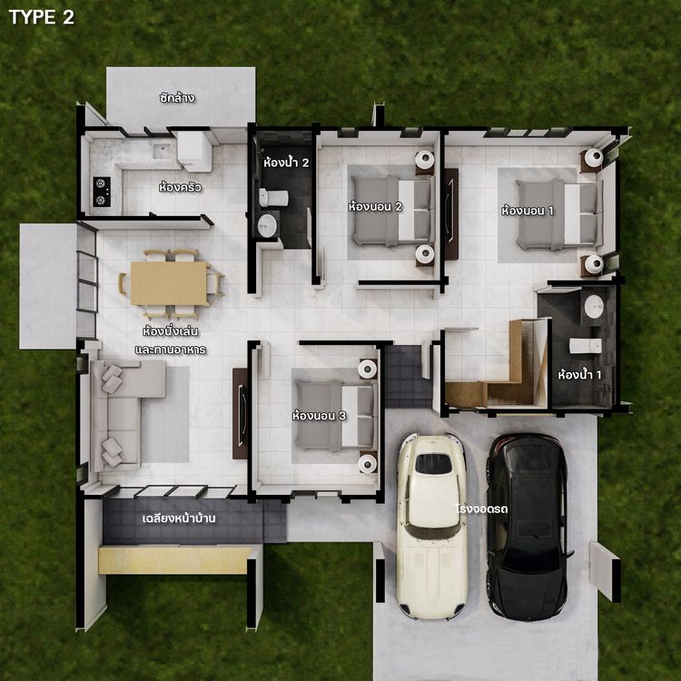 ภาพแบบบ้าน-บ้าน Type B