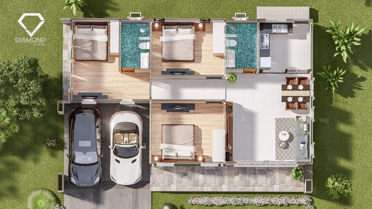 ภาพแบบบ้าน-บ้านเดี่ยว