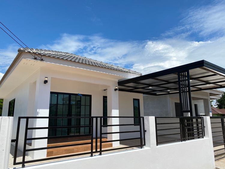 ภาพแบบบ้าน-บ้านเดี่ยวชั้นเดียว 2 ห้องนอน