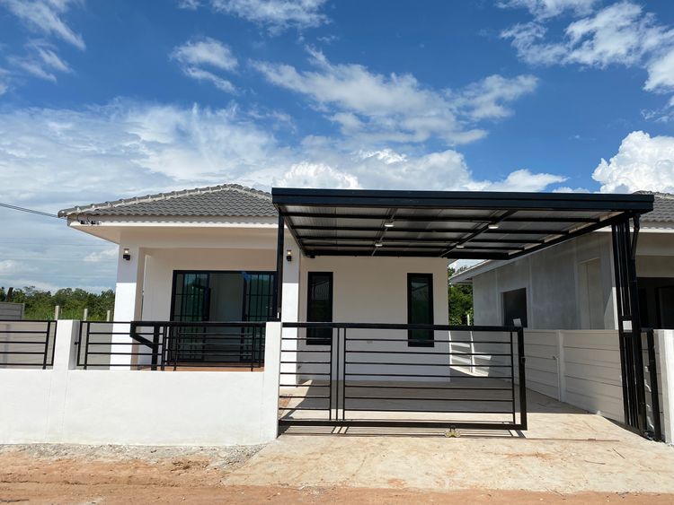 ภาพแบบบ้าน-บ้านเดี่ยวชั้นเดียว 2 ห้องนอน