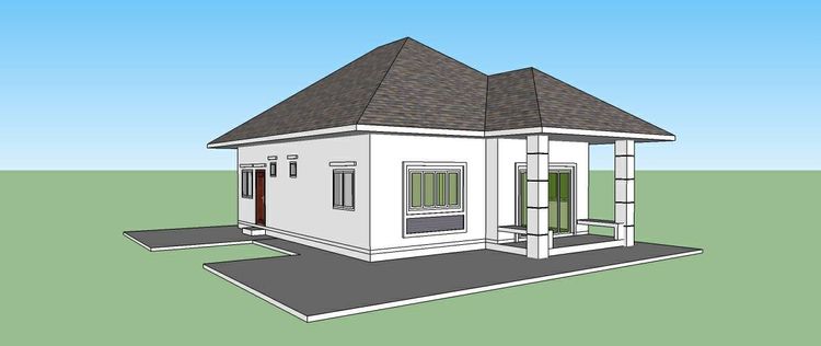 ภาพแบบบ้าน-บ้านเดี่ยวริมชายเมืองขอนแก่น