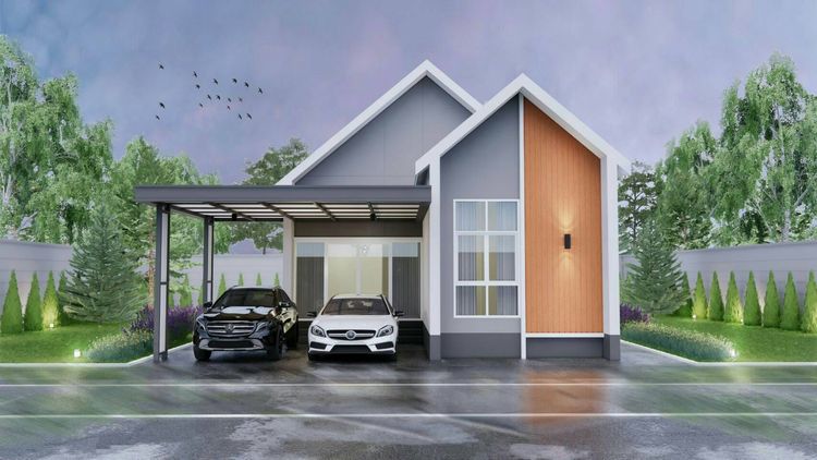 ภาพแบบบ้าน-บ้านเดี่ยว A