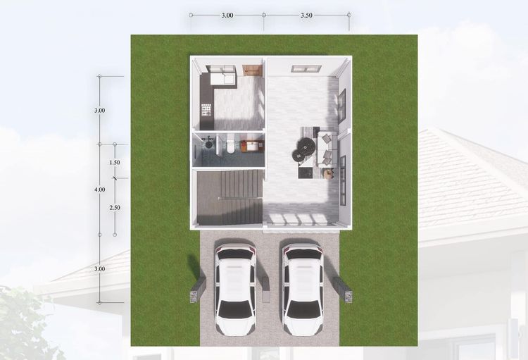 ภาพแบบบ้าน-บ้านศิรินันท์ Type D