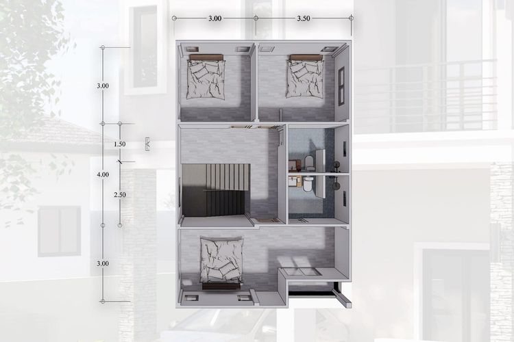 ภาพแบบบ้าน-บ้านศิรินันท์ Type D