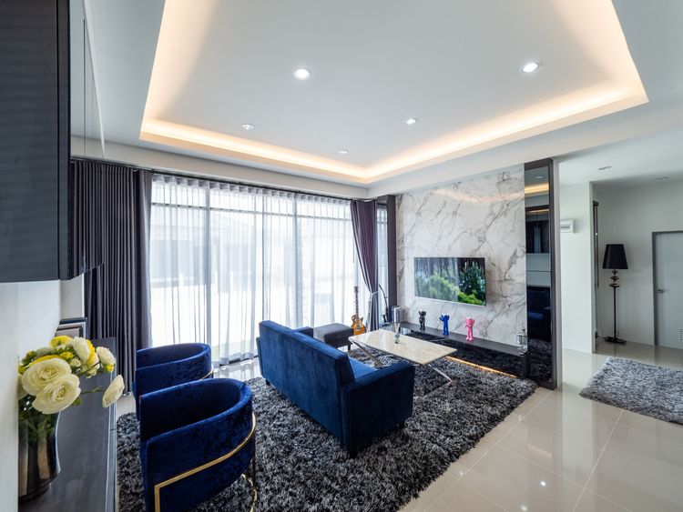 ภาพแบบบ้าน-บ้านเดี่ยวชั้นเดียว 3 ห้องนอน