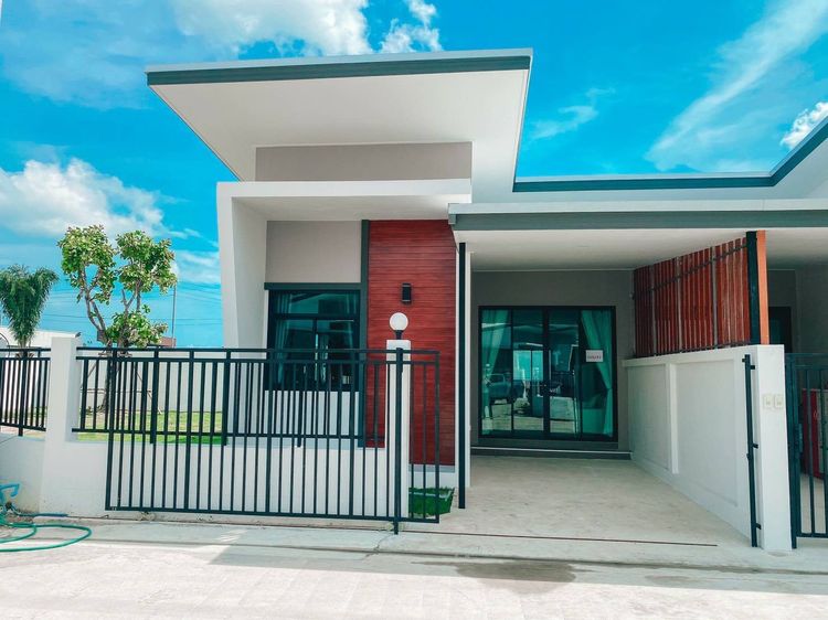 ภาพแบบบ้าน-บ้านแฝดชั้นเดียว