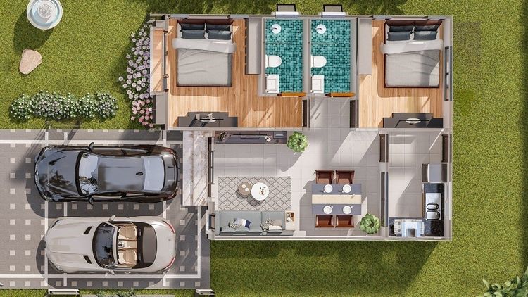 ภาพแบบบ้าน-บ้านเดี่ยว สไตล์ นอร์ดิก