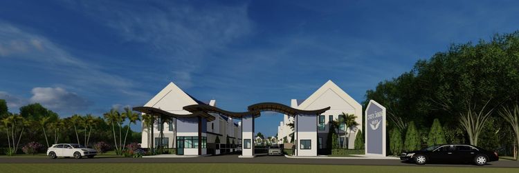 ภาพแบบบ้าน-Type A บ้านแฝด 2 ชั้น