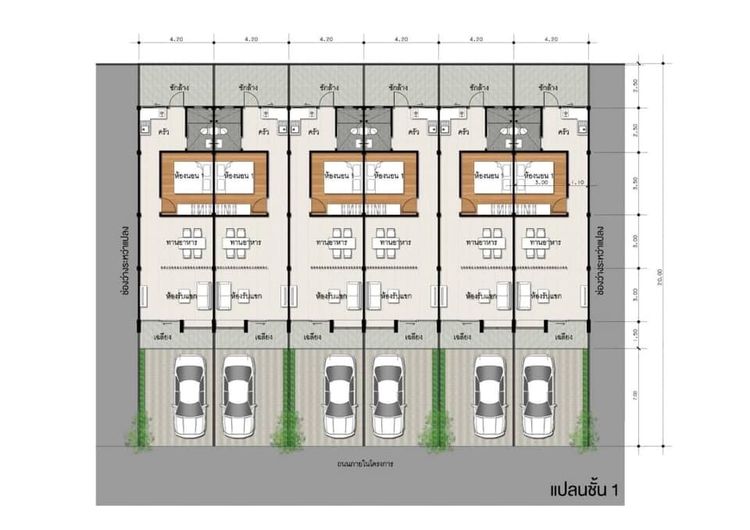 ภาพแบบบ้าน-บ้านทาวน์โฮม Lake View