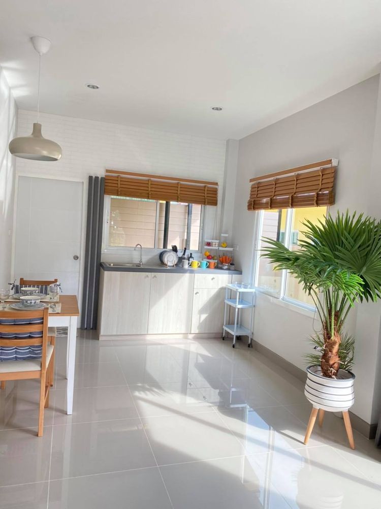 ภาพแบบบ้าน-บ้านทาวน์เฮาส์ชั้นเดียว