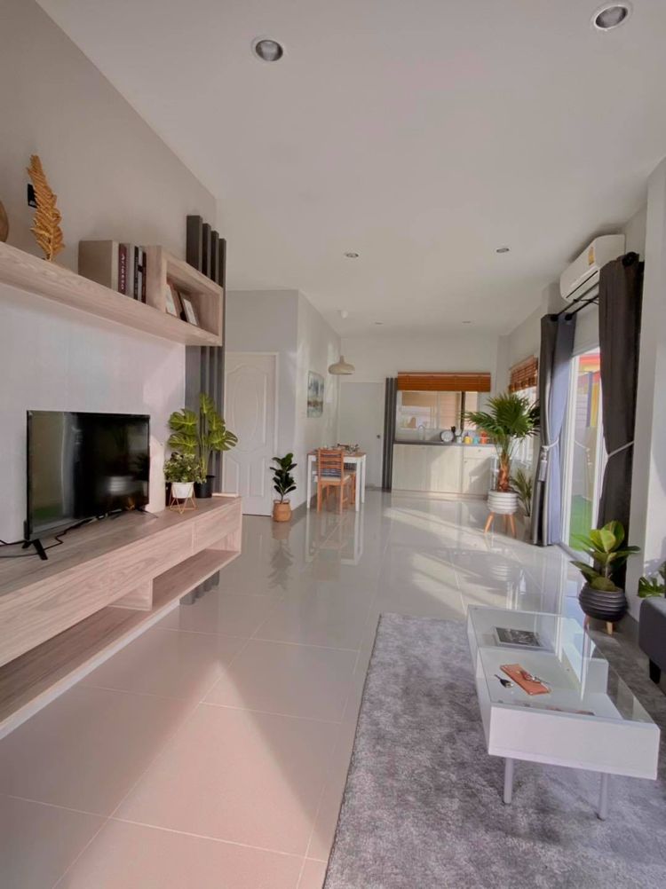 ภาพแบบบ้าน-บ้านทาวน์เฮาส์ชั้นเดียว