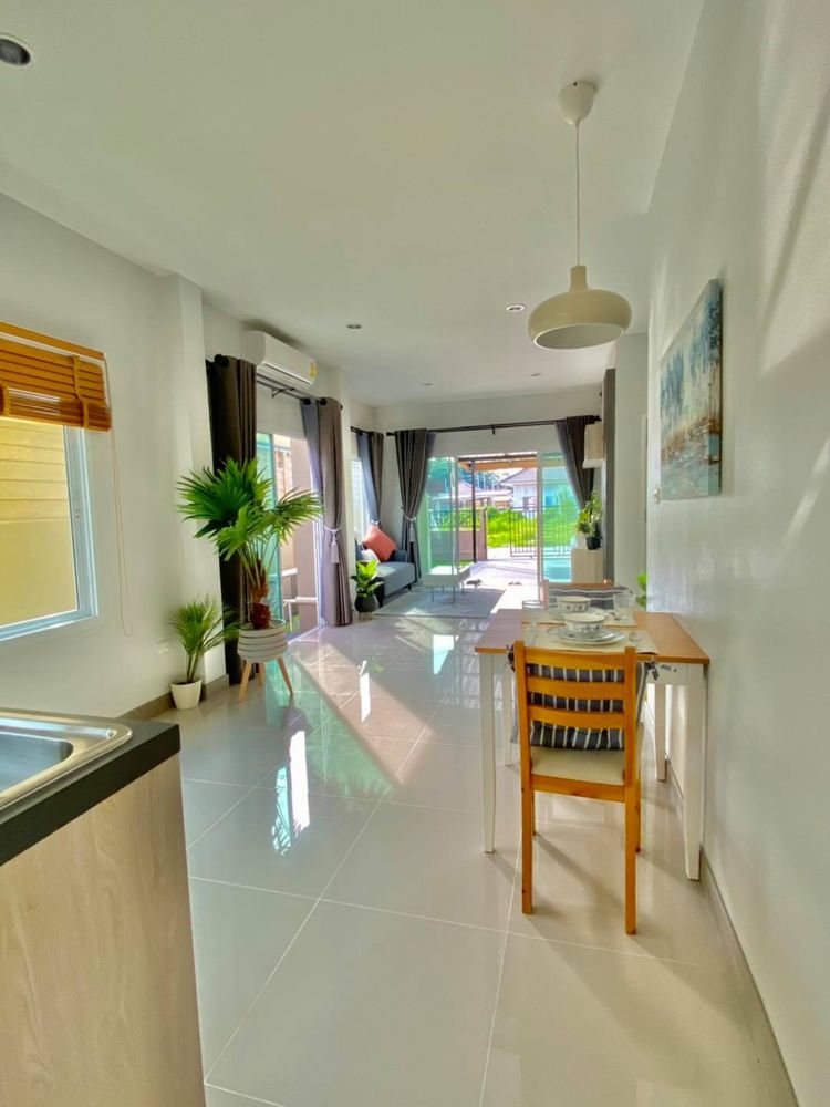 ภาพแบบบ้าน-บ้านทาวน์เฮาส์ชั้นเดียว