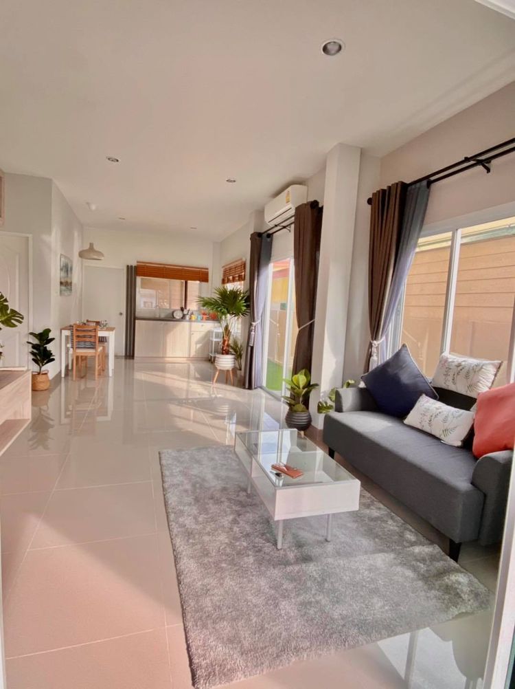 ภาพแบบบ้าน-บ้านทาวน์เฮาส์ชั้นเดียว