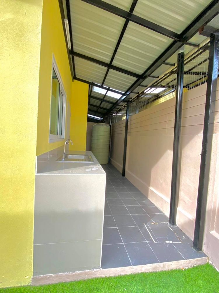 ภาพแบบบ้าน-บ้านทาวน์เฮาส์ชั้นเดียว