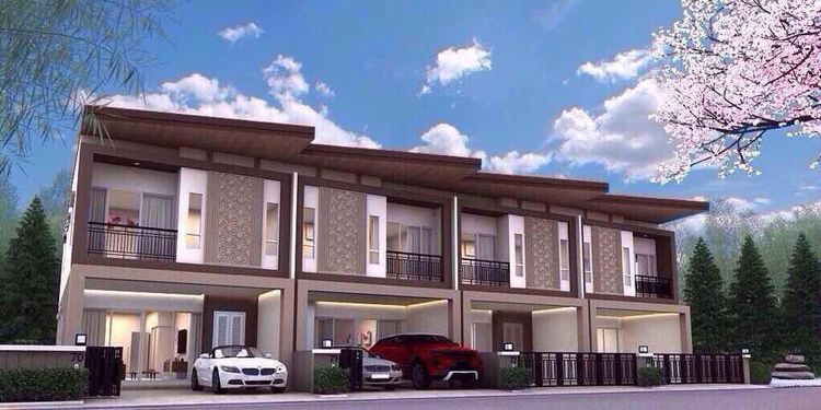 ภาพแบบบ้าน-ทาวน์โฮม 2 ชั้น C1