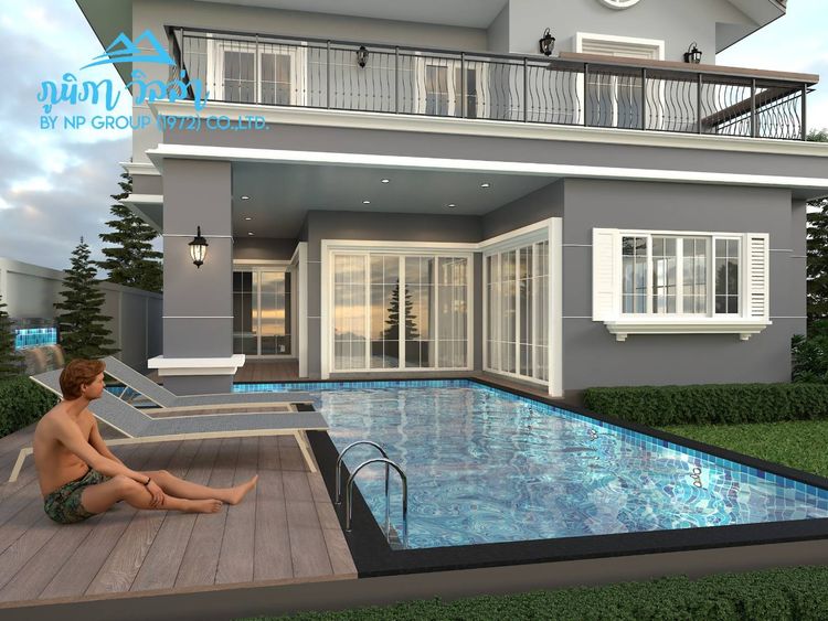 ภาพแบบบ้าน-บ้านเดี๋ยว 2 ชั้น