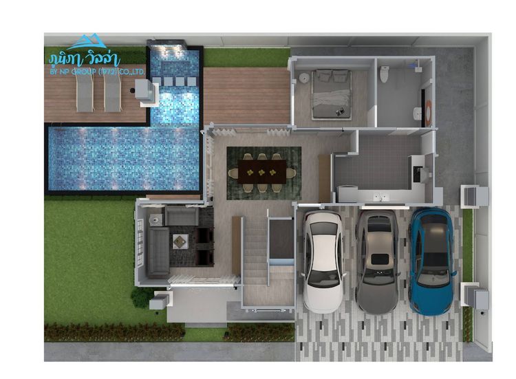 ภาพแบบบ้าน-บ้านเดี๋ยว 2 ชั้น