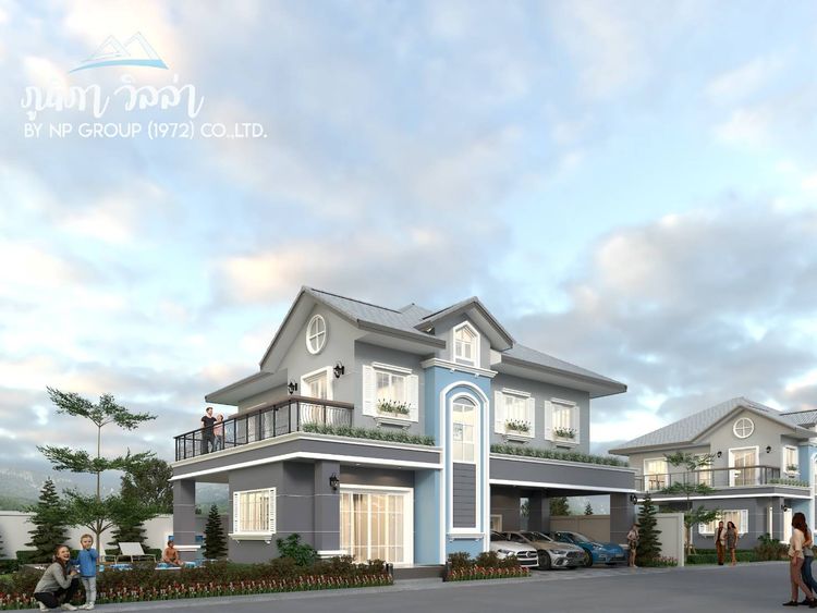 ภาพแบบบ้าน-บ้านเดี๋ยว 2 ชั้น