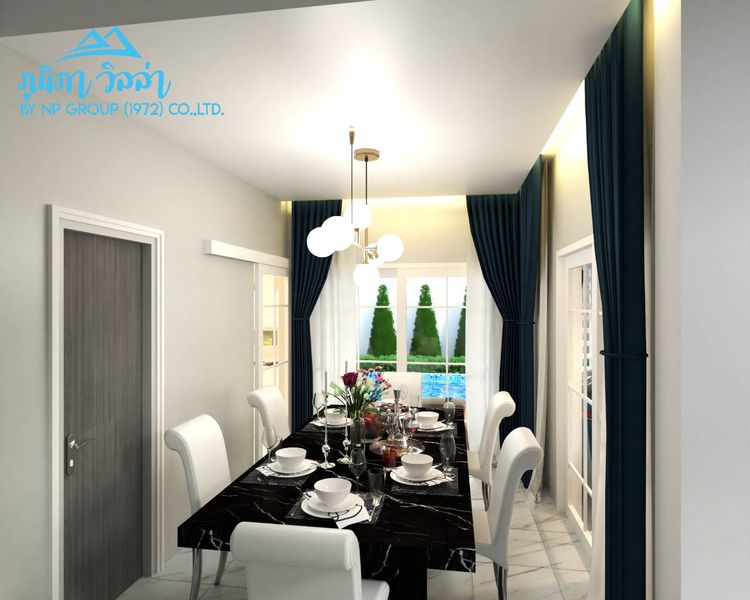 ภาพแบบบ้าน-บ้านเดี่ยว 1 ชั้น