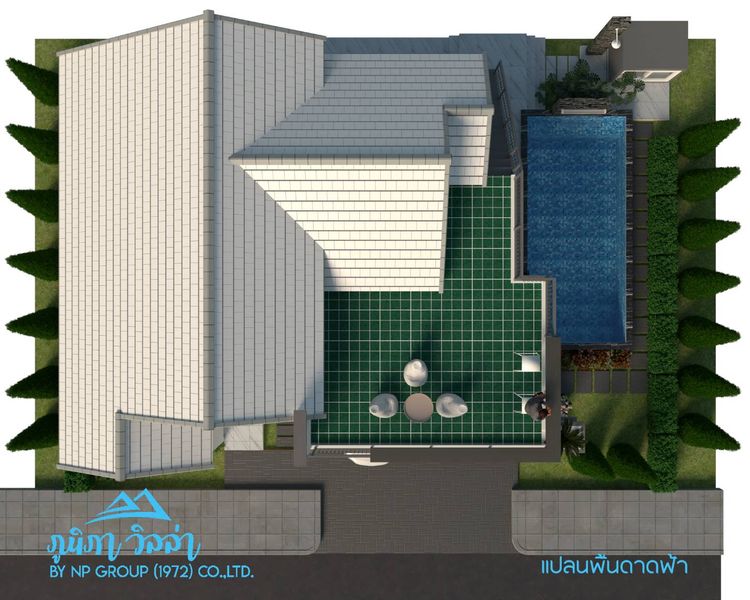 ภาพแบบบ้าน-บ้านเดี่ยว 1 ชั้น