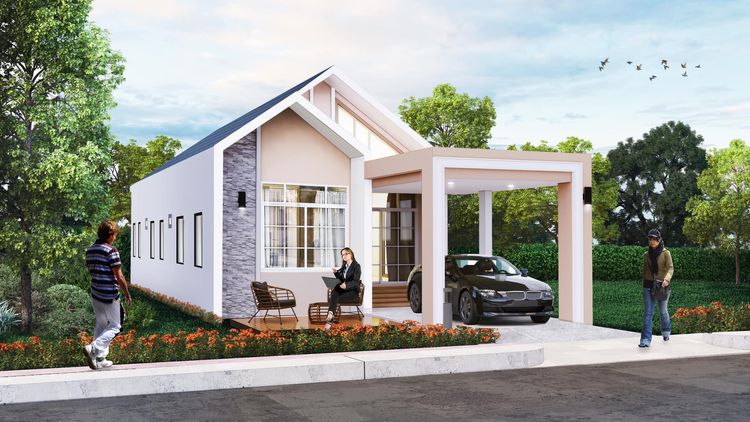 ภาพแบบบ้าน-บ้านเดี่ยว