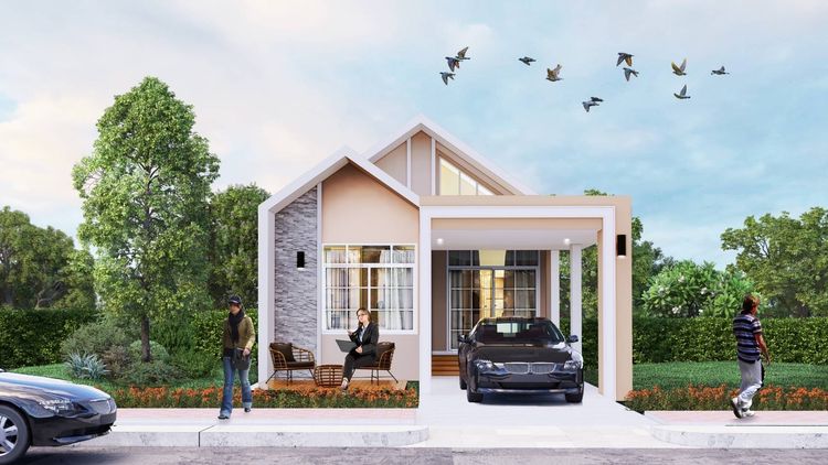 ภาพแบบบ้าน-บ้านเดี่ยว