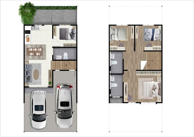 ภาพแบบบ้าน-ทาวน์โฮม Winston