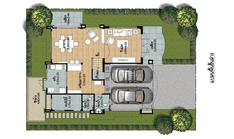 ภาพแบบบ้าน-ศุภเกษม