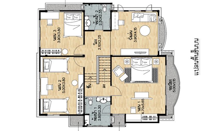 ภาพแบบบ้าน-ศุภเกษม