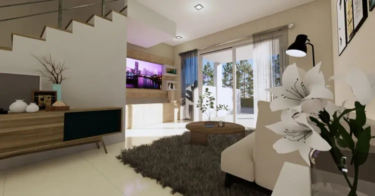 ภาพแบบบ้าน-ทาวน์โฮมสองชั้น Type A