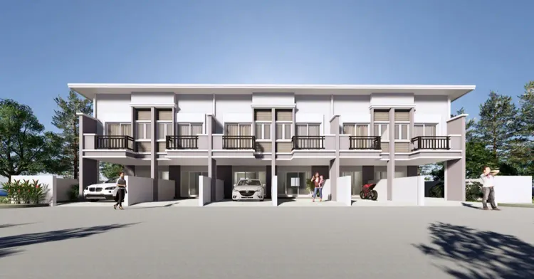 ภาพแบบบ้าน-ทาวน์โฮมสองชั้น Type A