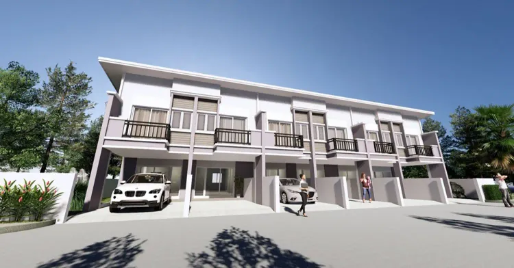 ภาพแบบบ้าน-ทาวน์โฮมสองชั้น Type A